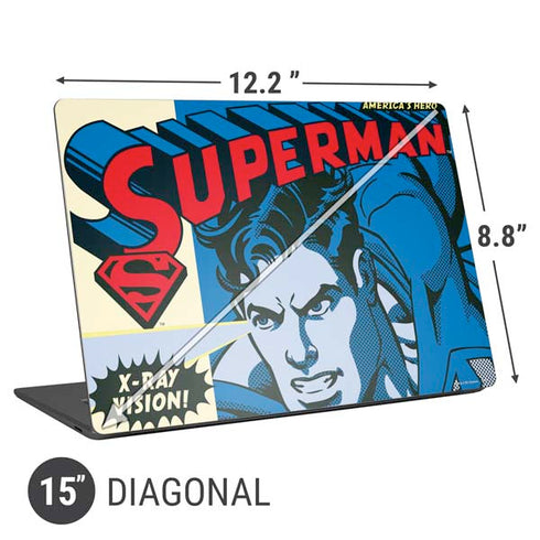 DC Comics Superman America's Hero Universal Laptop 15in (12.2 x 8.8in) Skin